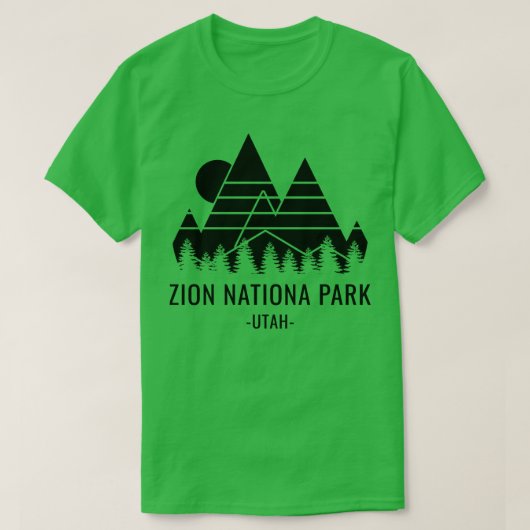 シオン国立公園ユタ2 Tシャツ (デザイン正面)