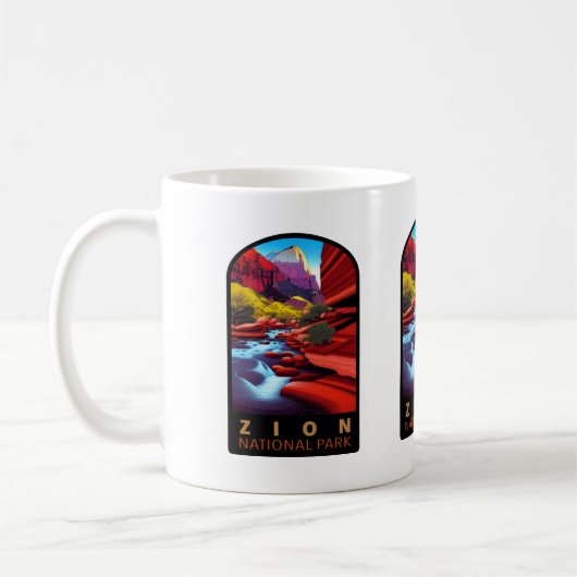 シオン国立公園ユタ コーヒーマグカップ (左)