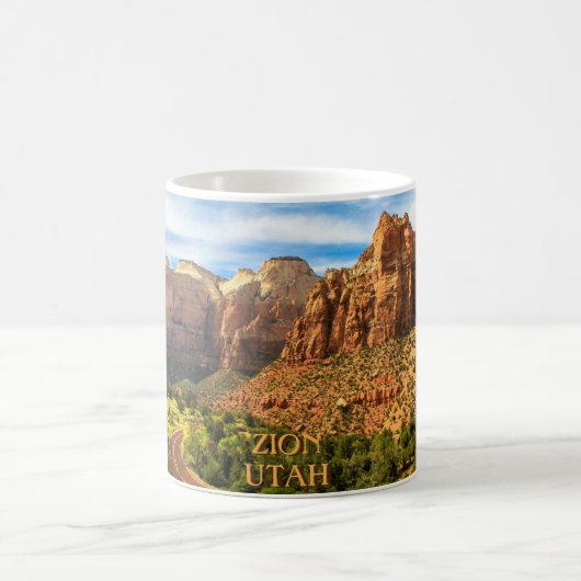 シオン国立公園ユタ コーヒーマグカップ (中央)