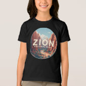 シオン国立公園ユタ トライブレンドＴシャツ (正面)