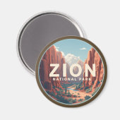 シオン国立公園ユタ マグネット (正面/裏面)