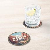 シオン国立公園ユタ ラウンドペーパーコースター (インサイチュ)