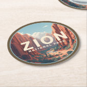 シオン国立公園ユタ ラウンドペーパーコースター (アングル)