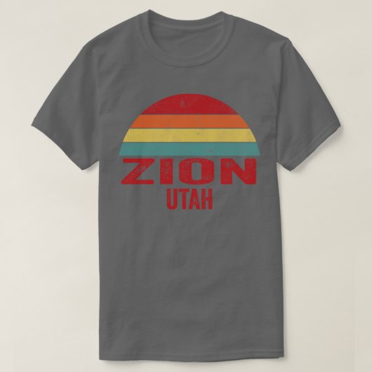 シオン国立公園ユタ Tシャツ (デザイン正面)
