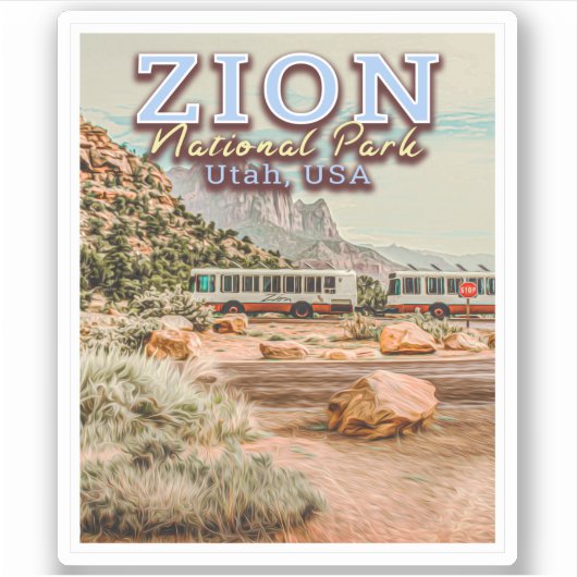 シオン国立公園 – ユタ州統一された州 シール (正面)