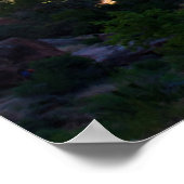 シオン国立公園 – ユタ ポスター (角)