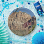 シオン国立公園Iのアメリカ国旗 ペーパープレート (パーティー)