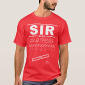 シオン空港SIR Tシャツ (正面)