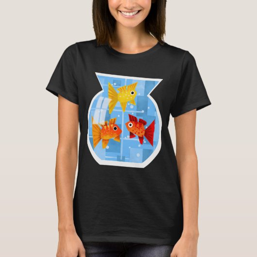 シオ・ハーフムーンベタ Tシャツ (正面)