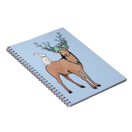 シカおよびウサギ ノートブック (右側)