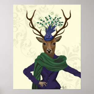 シカおよびFascinator ポスター