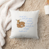 シカが置くように クッション (ブランケット)