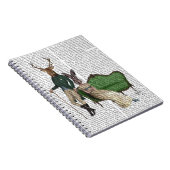 シカとウサギ夫人 ノートブック (右側)