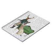 シカとウサギ夫人 ノートブック (左側)