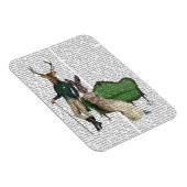 シカとウサギ夫人 マグネット (右側)