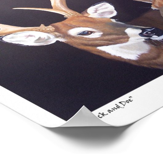 シカとシカ ポスター (角)