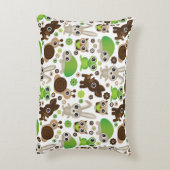 シカのカメのバニー動物の壁紙 アクセントクッション (裏面(縦))