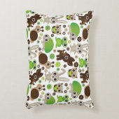 シカのカメのバニー動物の壁紙 アクセントクッション (正面(垂直))