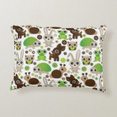 シカのカメのバニー動物の壁紙 アクセントクッション (裏面)