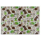 シカのカメのバニー動物の壁紙 カッティングボード (正面)