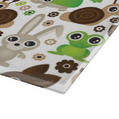 シカのカメのバニー動物の壁紙 カッティングボード (角)