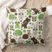 シカのカメのバニー動物の壁紙 クッション (ブランケット)