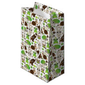 シカのカメのバニー動物の壁紙 スモールペーパーバッグ (正面アングル)