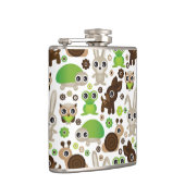 シカのカメのバニー動物の壁紙 フラスク (右)