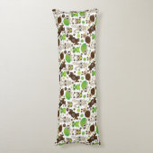 シカのカメのバニー動物の壁紙 ボディピロー (裏面 (縦))