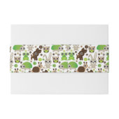 シカのカメのバニー動物の壁紙 招待状ベリーバンド (裏面例)