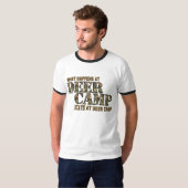 シカのキャンプ Tシャツ (正面フル)