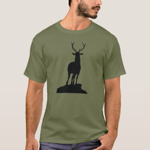シカのシルエットのTシャツ Tシャツ
