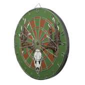 シカのスカル ダーツボード (正面右)