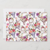 シカのスカル、花及び夢のキャッチャー- Dを救って下さい セーブザデート (裏面)