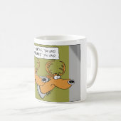 シカのトロフィ""漫画のマグを言いました コーヒーマグカップ (正面右)