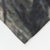 シカのハンターの迷彩柄1 フリースブランケット (角)