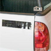 シカのバンパーステッカー バンパーステッカー (トラック上)