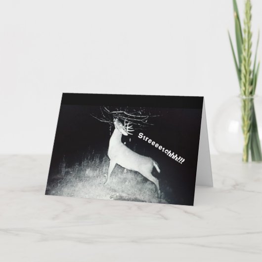 シカのバースデー・カード カード (正面)