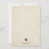 シカのベビーシャワーの女の子の招待状 招待状 (裏面)