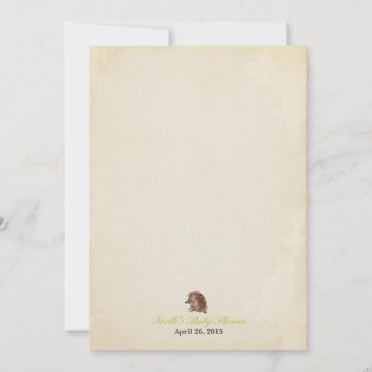 シカのベビーシャワーの女の子の招待状 招待状