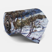 シカの写真のタイ ネクタイ (ロール)