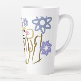 シカの冬の恋人 カフェラテマグ