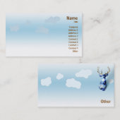 シカの天国-ビジネス 名刺 (正面/裏面)