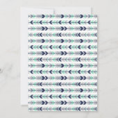 シカの森林ベビーシャワーの招待 招待状 (裏面)