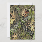 シカの狩りのベビーシャワーの招待状 招待状 (裏面)