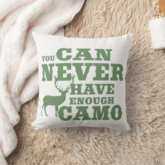 シカの狩りのユーモアのカムフラージュ クッション (ブランケット)