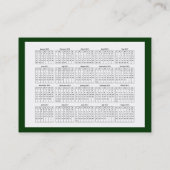 シカの狩りの熱狂者-名刺のテンプレート 名刺 (裏面)