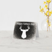 シカの狩りの父の日カード カード (黄色い花)