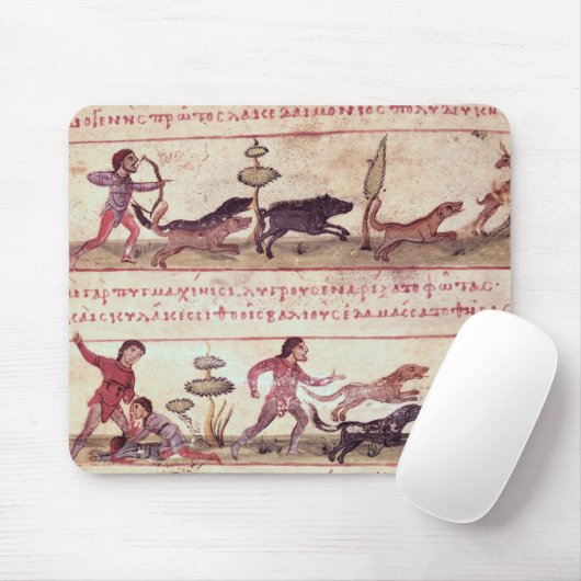 シカの狩り マウスパッド (マウス)