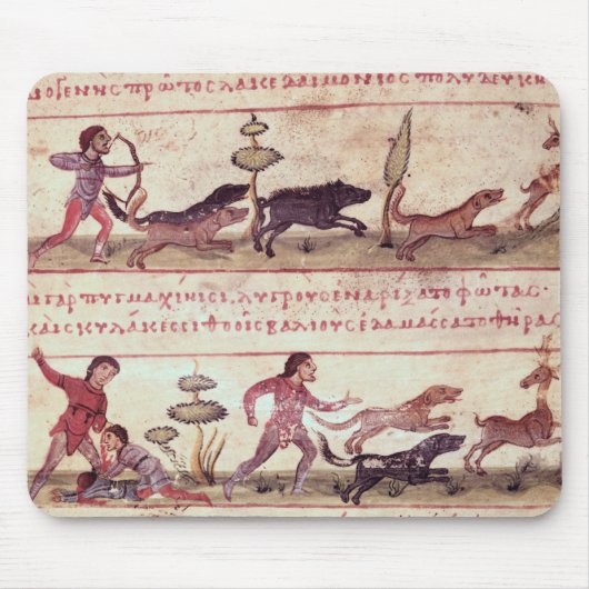 シカの狩り マウスパッド (正面)